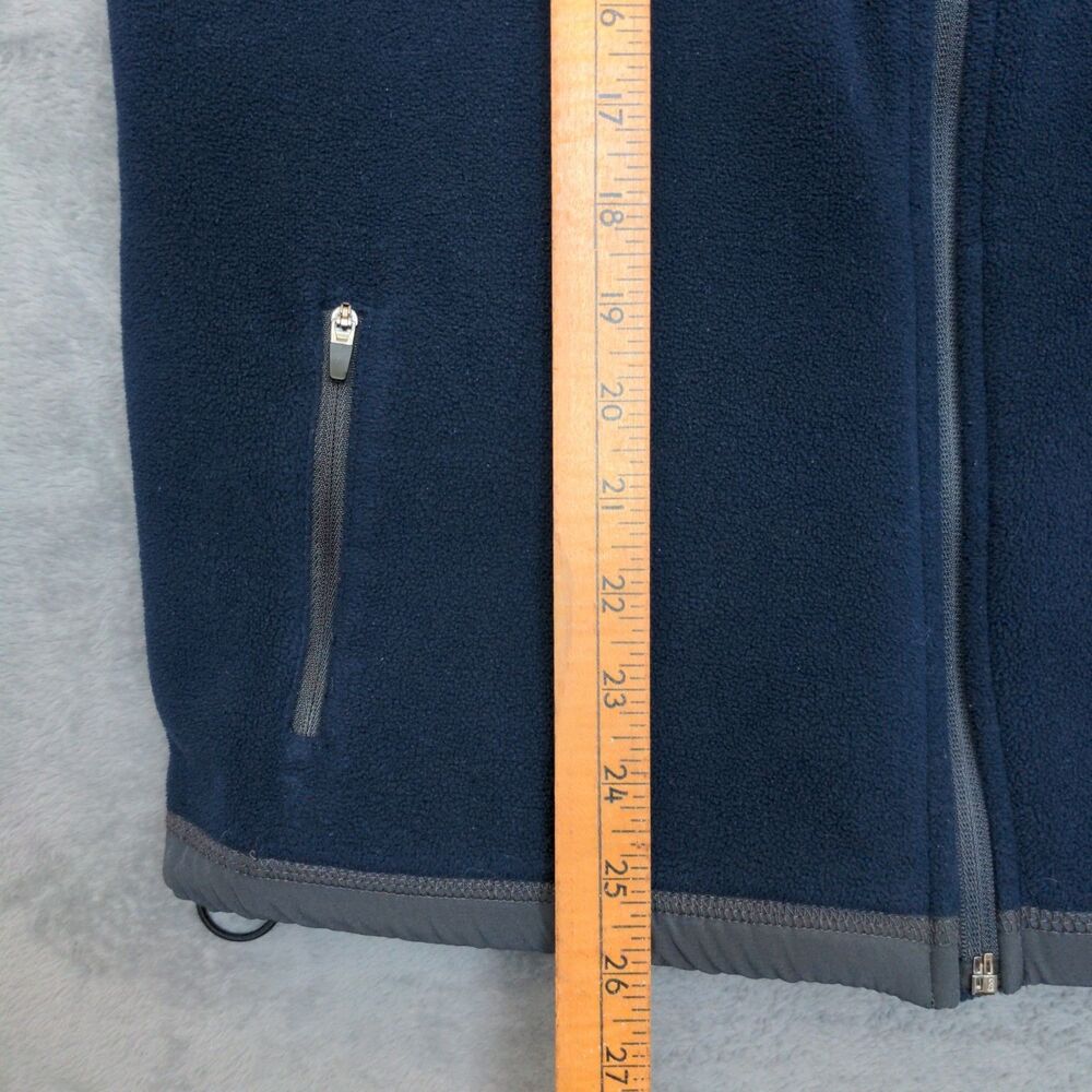 Colosseum Penn State University Fleece Jacket Men's Medium Blue Gray Full Zip - Picture 7 of 8
